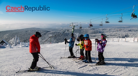 Skiën in het Ertsgebergte